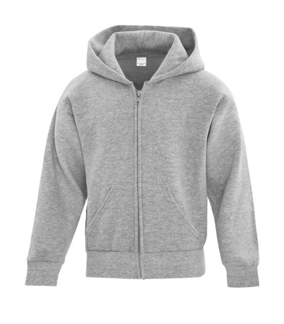 ATCY2600 - EVERYDAY FLEECE FULL ZIP HOODED YOUTH SWEATSHIRT