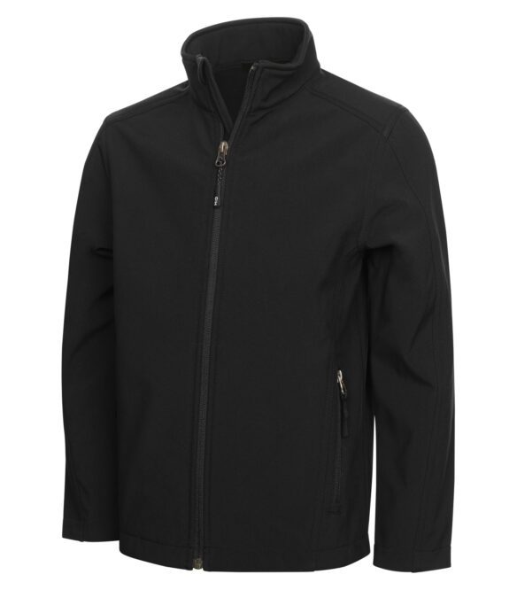 custom printed black jacket coat Y7603 - COAL HARBOUR EVERYDAY SOFT SHELL YOUTH JACKET