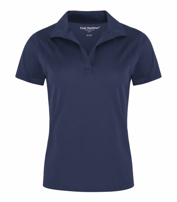 custom printed apparel ladies fashion L445 - COAL HARBOUR SNAG RESISTANT LADIES' SPORT SHIRT wild navy front