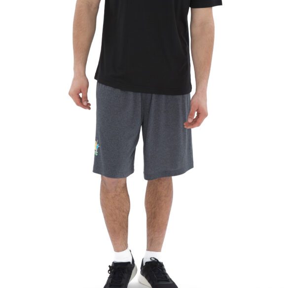 add your brand or personalize your own gym shorts pants s355 - PRO TEAM YOUTH SHORTS heather grey