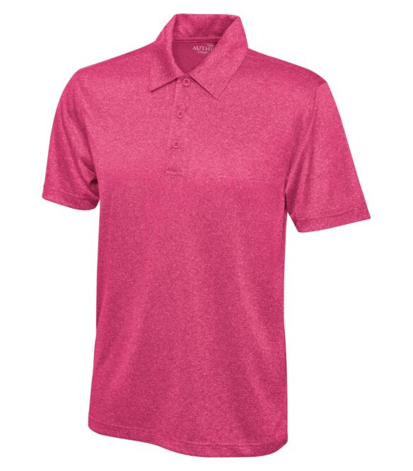 custom printed golf apparel S3518 - PRO TEAM HEATHER ProFORMANCE SPORT SHIRT