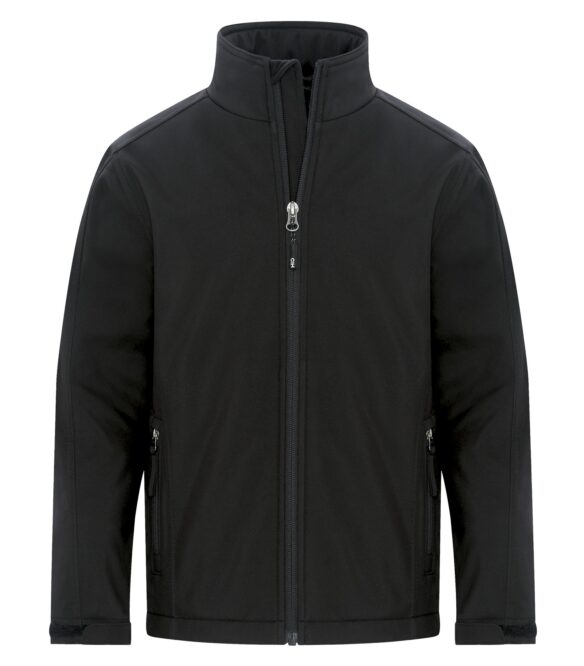 custom printed jacket coat Y7695 - COAL HARBOUR EVERYDAY INSULATED SOFT SHELL YOUTH JACKET black