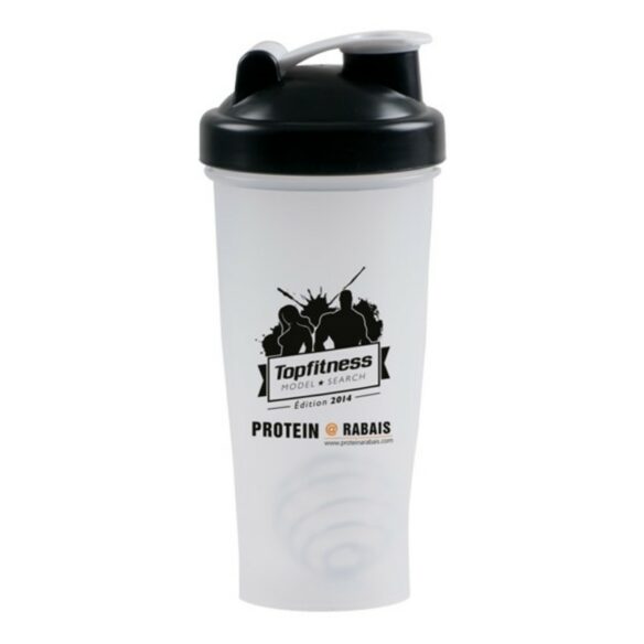 customn printed drinkware 1576 Busrel Sport Bottle - black shaker bottle