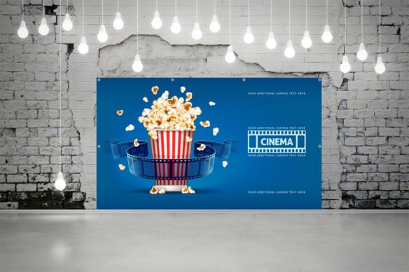 13oz Scrim Banner large format custom printed vinyl banner