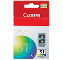 Canon CL-51 High Yield Ink / Inkjet Cartridge Tri-Color