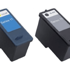 DELL CN594 / CN596 Ink / Inkjet Cartridge Combo Pack Black Tri-Color