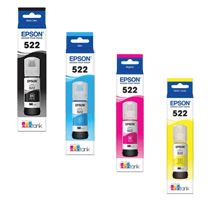 Epson T522 Set Ink / Inkjet Cartridge Black Cyan Magenta Yellow