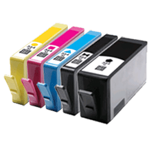 HP 564XL Ink / Inkjet Cartridge Set Black Photo Black Cyan Yellow Magenta - 5 Cartridges