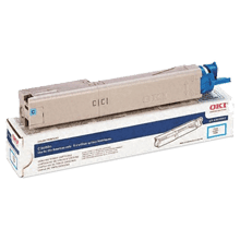 Okidata 43459303 Laser Toner Cartridge Cyan High Yield