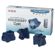 XEROX 108R00723 SOLID Ink Sticks Cyan (3 Per Box)