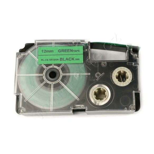12mm green tape rl-cs xr12gn black ink