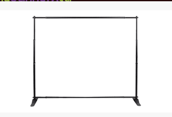 Media Wall Backdrop Stand Only