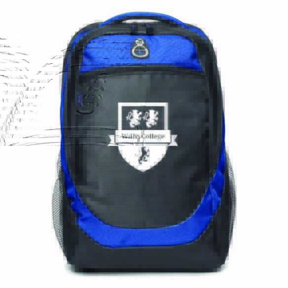 Custom Willis College - Hashtag Black and Blue Backpack