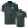 CBBC Career College S4007 Steel Grey Front and back where it is customizable