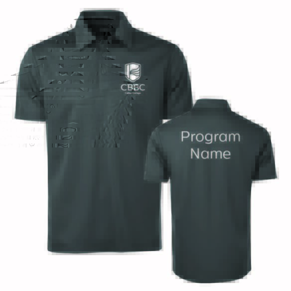 CBBC Career College S4007 Steel Grey Front and back where it is customizable
