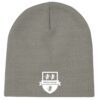 Willis College skull cap toque concrete front