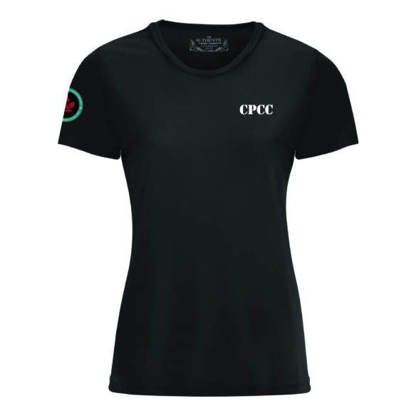 CPCC L350 PRO TEAM SHORT SLEEVE LADIES' TEE (BLACK)