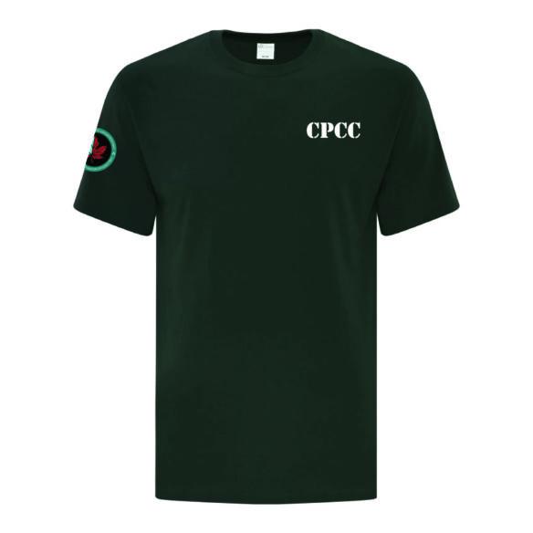 CPCC ATC1000 UNISEX ADULT TSHIRT (DARK GREEN)