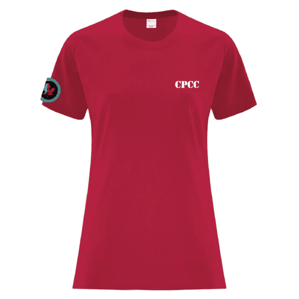 CPCC ATC1000L LADIES TSHIRT (RED)