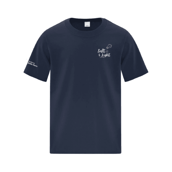 STELLA MARIS BASIC COTTON BASED TSHIRT (UNISEX) - SALT AND LIGHT | ATHLETIC WEAR