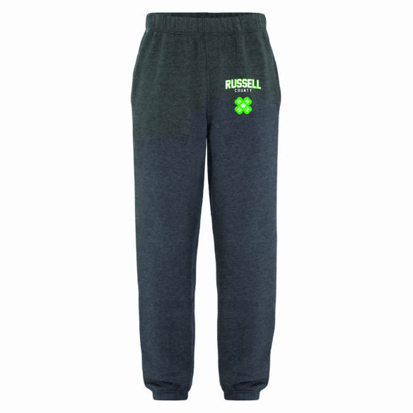 RUSSELL COUNTY ATCF2800 SWEATPANTS (DARK HEATHER GREY)