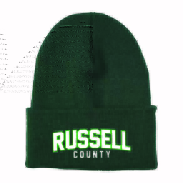 RUSSELL COUNTY C100 KNIT TOQUE (ATHLETIC GREEN)