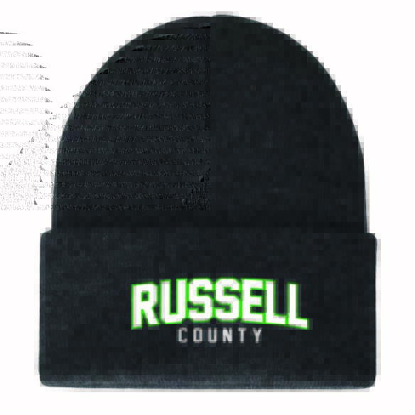RUSSELL COUNTY C100 KNIT TOQUE (BLACK HEATHER)