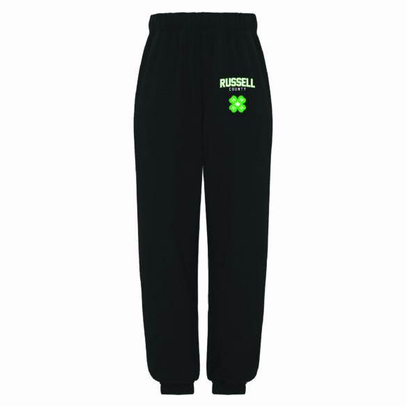 RUSSELL COUNTY ATCY2800 SWEATPANTS (BLACK)