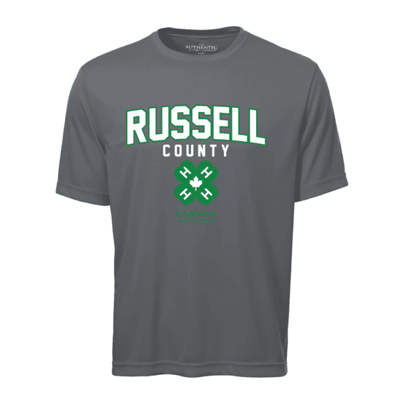RUSSELL COUNTY ATC S350 ADULT PRO TEAM TSHIRT (COAL GREY)