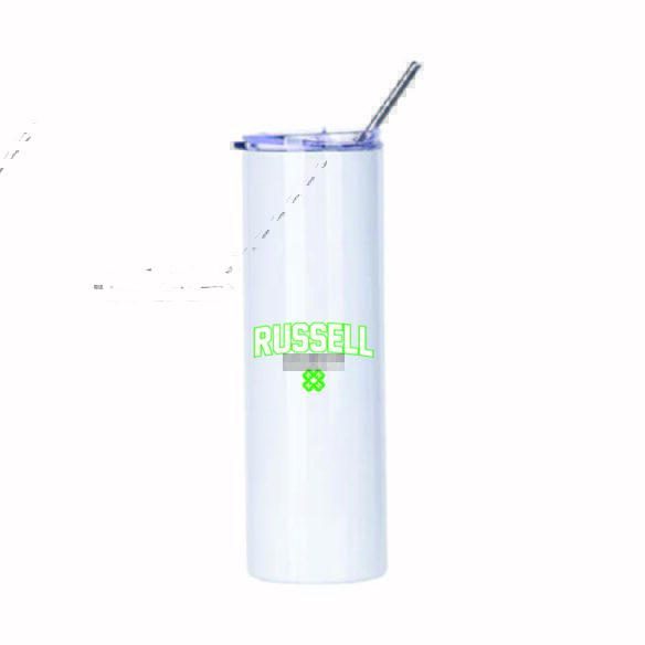 RUSSELL COUNTY SKINNY TUMBLER WITH STRAW