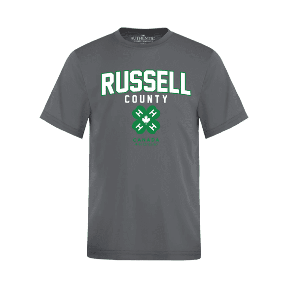 RUSSELL COUNTY ATC Y350 YOUTH PRO TEAM TSHIRT (COAL GREY)