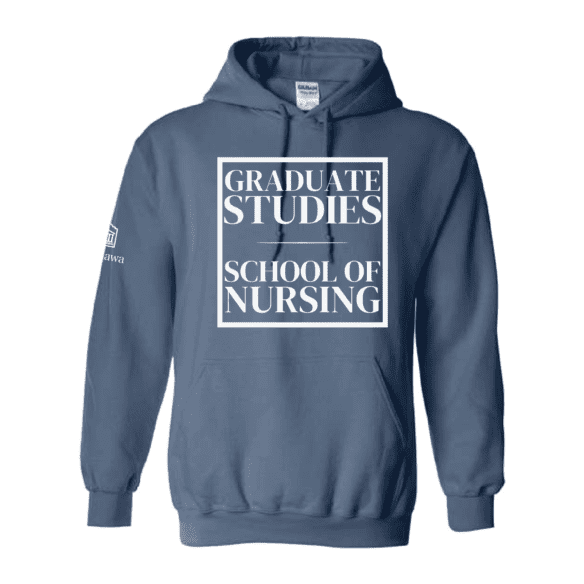 GNA Hooded Sweatshirt - Indigo Blue - EN