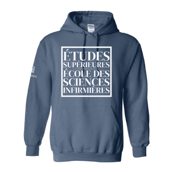 GNA Hooded Sweatshirt - Indigo Blue - FR