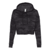 Black Camo Crop Hoodie