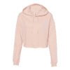 Blush Crop Hoodie