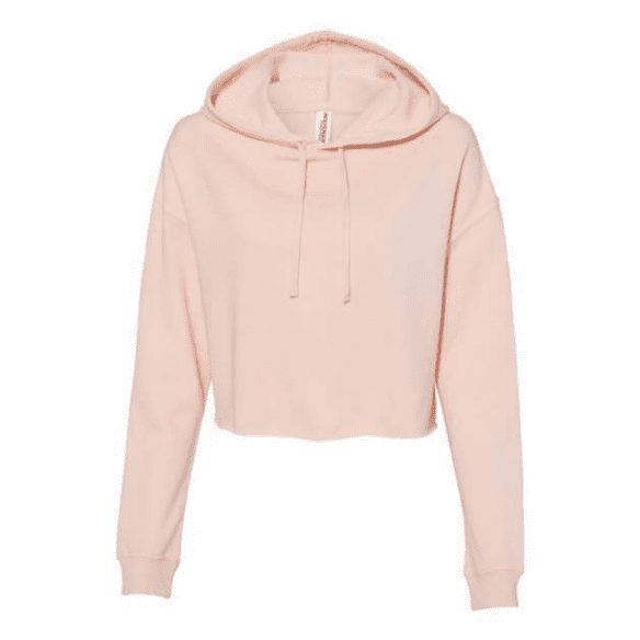 Blush Crop Hoodie