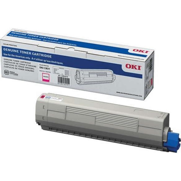 ~Brand New Original Okidata 44844510 Magenta Laser Toner Cartridge