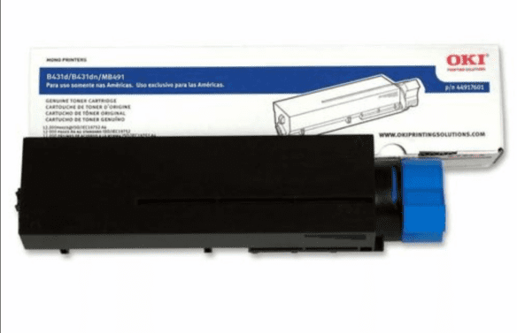 ~Brand New Original Okidata 44917601 Black Laser Toner Cartridge