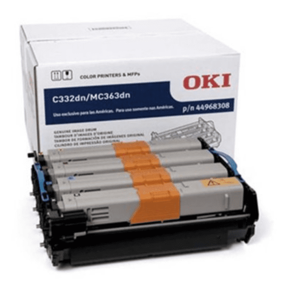 ~Brand New Original Okidata 44968308 Black Cyan Magenta Yellow Laser Toner Cartridge