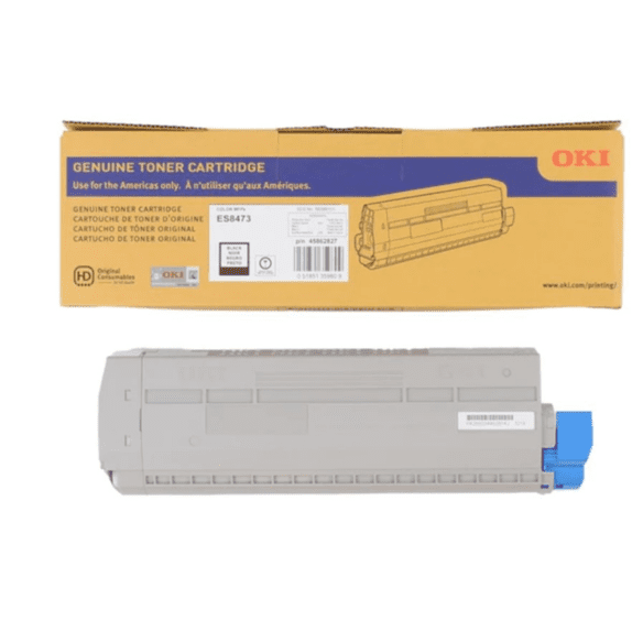 ~Brand New Original Okidata 45862827 Black Laser Toner Cartridge