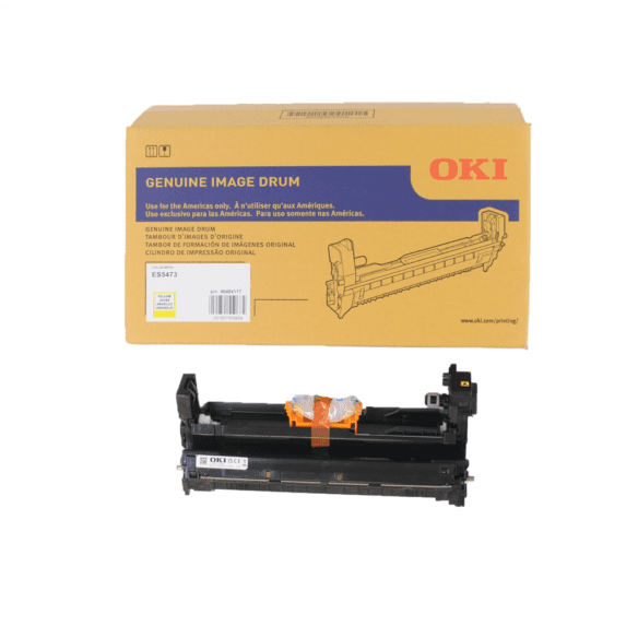~Brand New Original Okidata 46484117 Yellow Laser Drum Unit