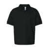 Black G8800B Cotton Blend Youth Polo
