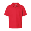 Red G8800B Cotton Blend Youth Polo