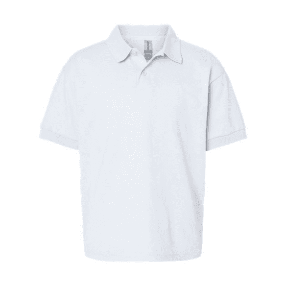 White G8800B Cotton Blend Youth Polo