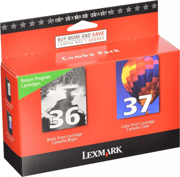 ~Brand New Original Lexmark IBM 18C2130 / 18C2160 (36 / 37) Set INK / INKJET Cartridge
