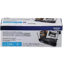 Brand New Original Brother TN-339C Laser Toner Cartridge - Super High Yield - Cyan