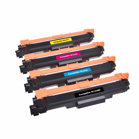 Brother TN-223 Laser Toner Cartridge Set - Black Cyan Magenta Yellow
