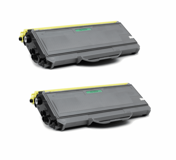 Brother TN-360 Laser Toner Cartridge - High Yield - Black - Pack of 2