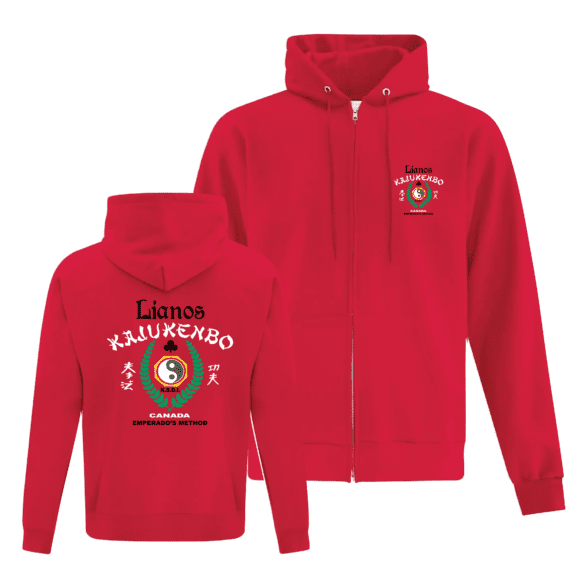 ATCF2600 Zip-Up Hoodie (Embroidered) - Red