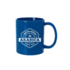 Cobalt blue ceramic mug